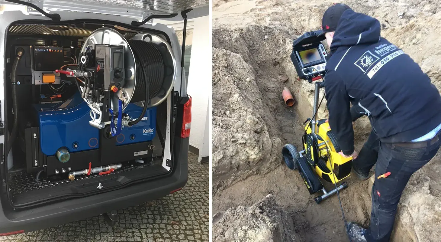 Spezialfahrzeug zur Rohrreinigung